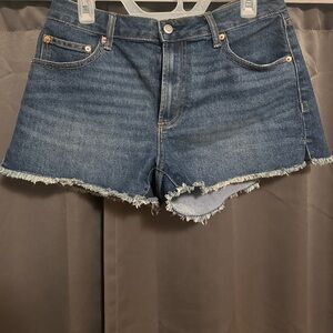 No Boundaries Dark Blue Jean Shorts